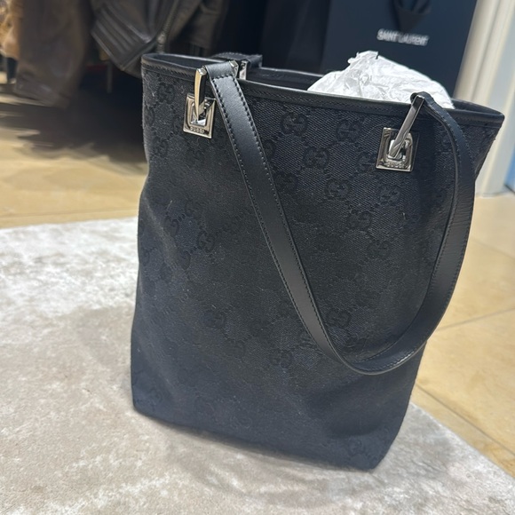 Gucci Handbags - Gucci Black Bucket Bag